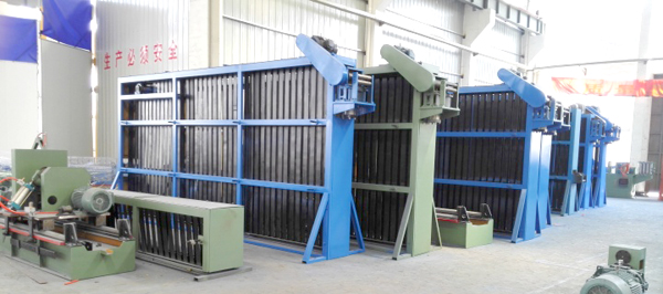 冠杰科技高頻焊管機(jī)儲料倉庫